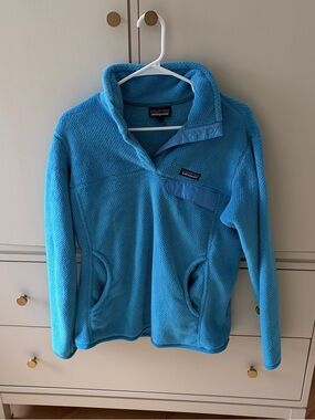 Patagonia Bright Turquoise Fleece Jacket